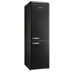 Epic 24" Black Retro Bottom Mount Frost Free Refrigerator (11.0 cu. ft.) - ERFF111BL