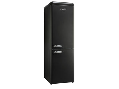 Epic 24" Black Retro Bottom Mount Frost Free Refrigerator (11.0 cu. ft.) - ERFF111BL