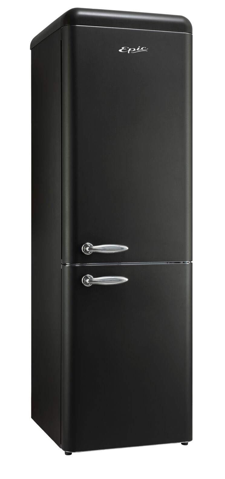 Epic 24" Black Retro Bottom Mount Frost Free Refrigerator (11.0 cu. ft.) - ERFF111BL