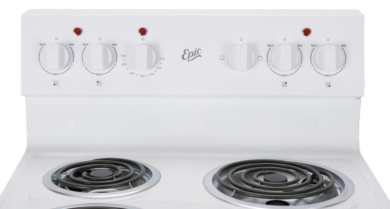 Epic White Electric Coil Range (2.7 cu. ft.) - EER239W-1