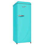 Epic 21.5" Aqua-Turquoise Retro All-Refrigerator (9.0 cu. ft.) - ERAR88TIF