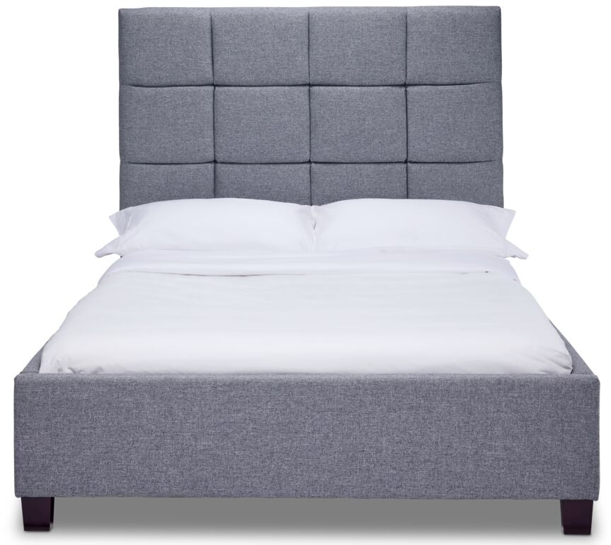 Ethan 3-Piece Queen Bed - Grey