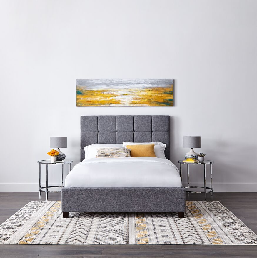Ethan 3-Piece Full Bed - Grey