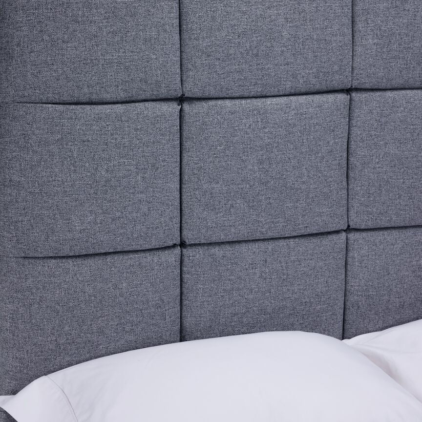 Ethan 3-Piece King Bed - Grey