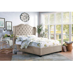 Evelyn 3-Piece Queen Bed - Beige