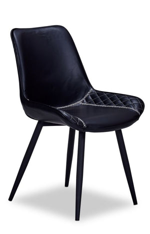 Elxse Side Chair- Black