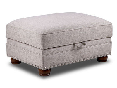 Farmington Storage Ottoman - Buff