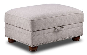 Farmington Storage Ottoman - Buff