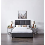 Flair 3-Piece Queen Bed - Grey