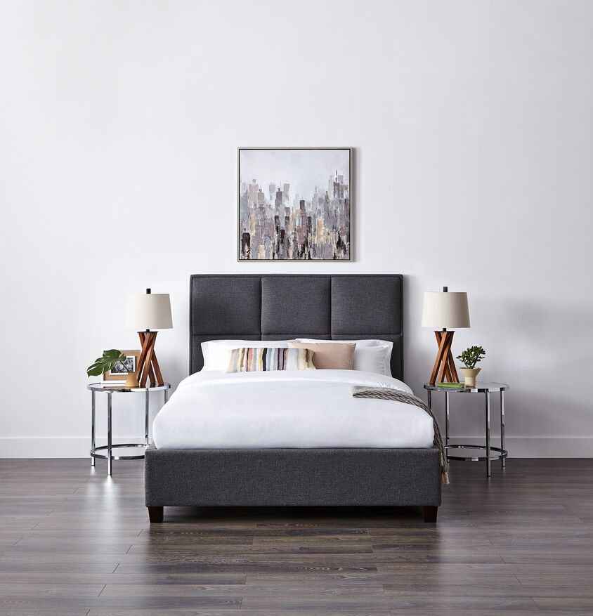 Flair 3-Piece Queen Bed - Grey