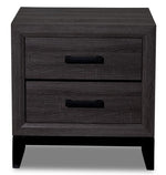 Fog Night Table - Grey, Black