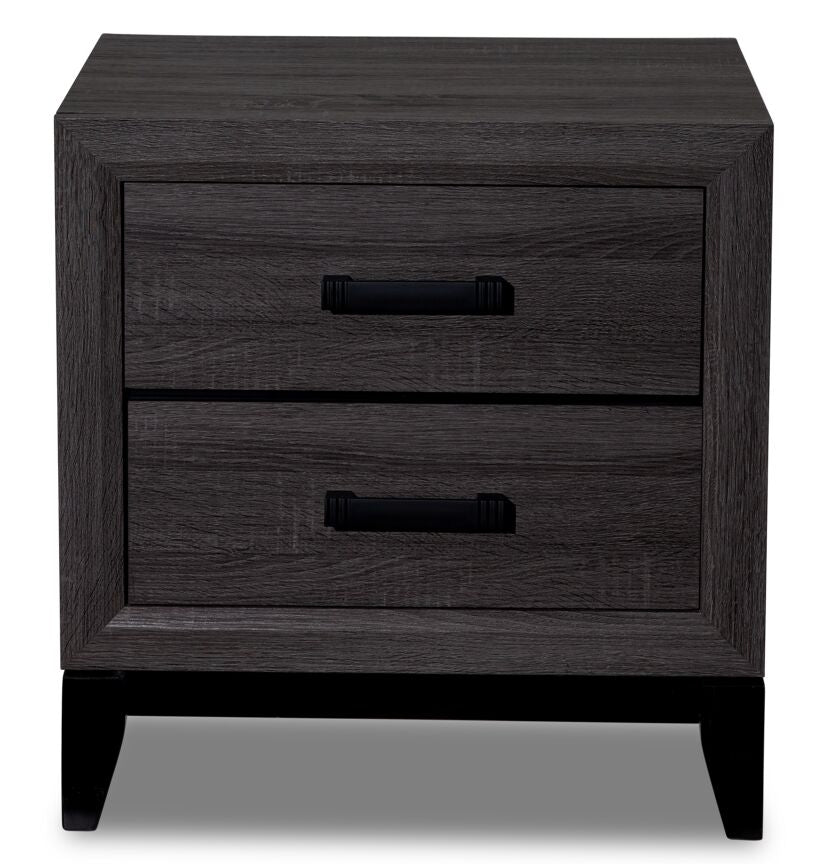 Fog Night Table - Grey, Black