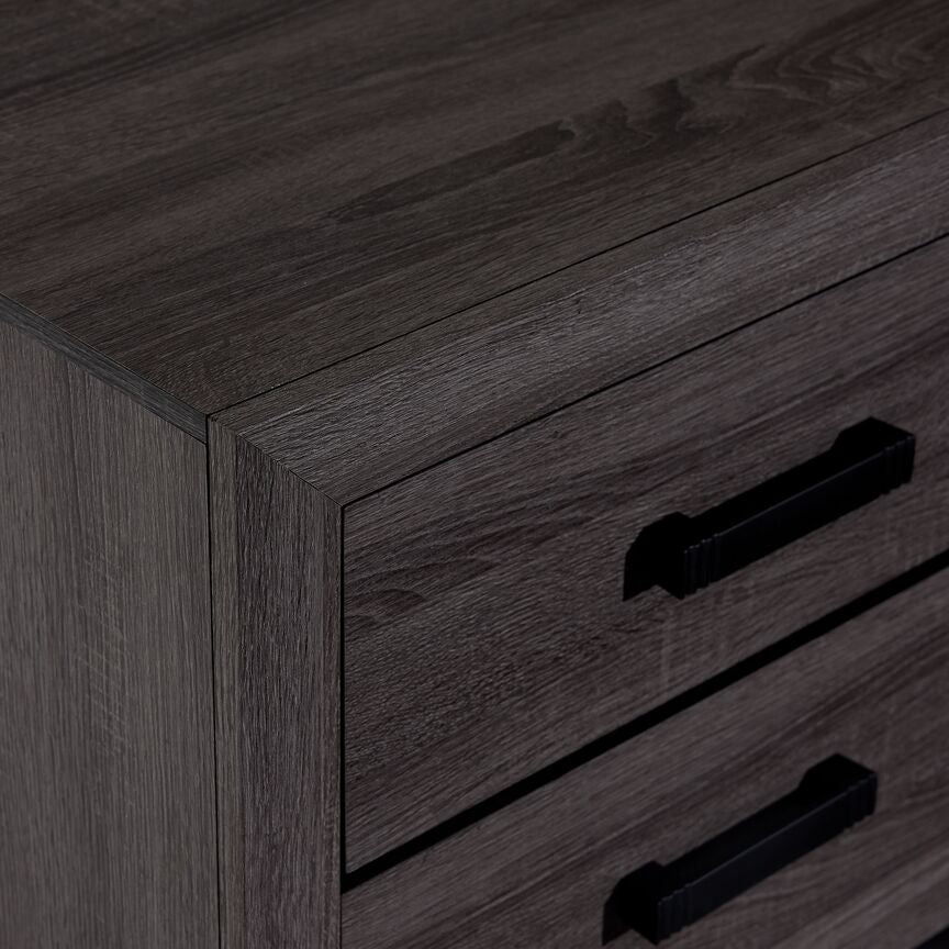 Fog Night Table - Grey, Black