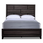 Fog 3-Piece Full Bed - Grey, Black