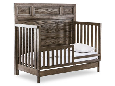 Foundry Convertible Panel Toddler Bed - Brushed Pewter