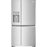 Frigidaire Gallery 36" Smudge-Proof® Stainless Steel Counter-Depth 4-Door Refrigerator (21.5 cu. ft.) - GRQC2255BF
