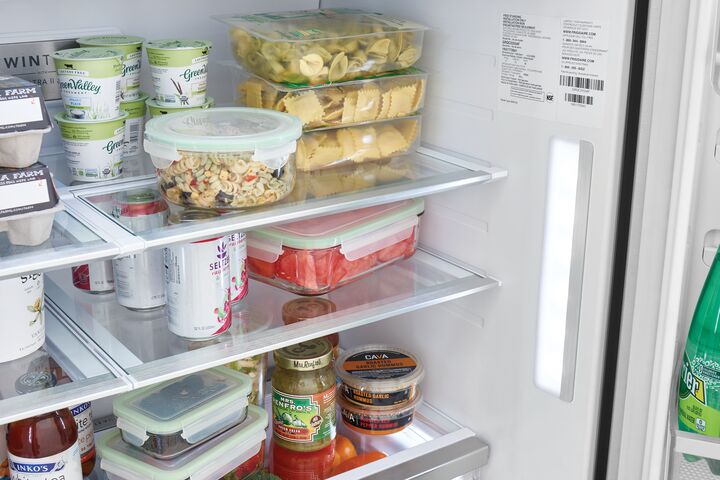 Frigidaire Gallery 36" Smudge-Proof® Stainless Steel Counter-Depth 4-Door Refrigerator (21.5 cu. ft.) - GRQC2255BF