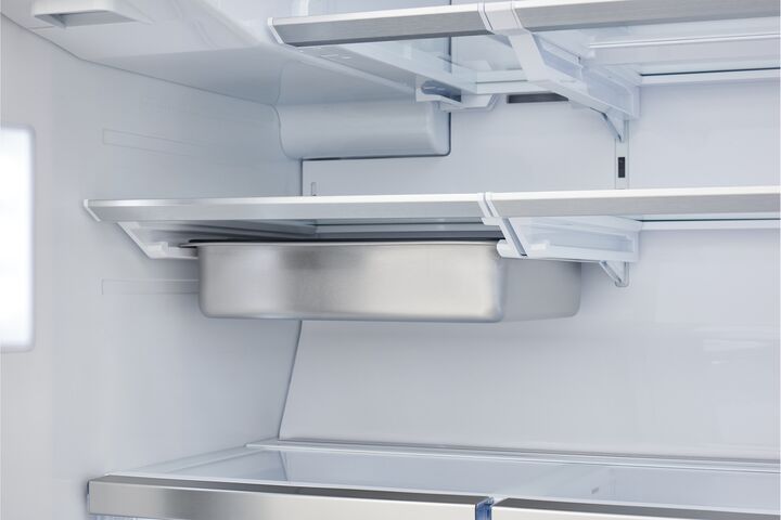 Frigidaire Gallery 36" Smudge-Proof® Stainless Steel Counter-Depth 4-Door Refrigerator (21.5 cu. ft.) - GRQC2255BF