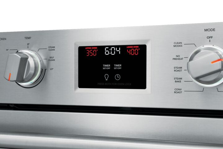 Frigidaire Professional Smudge-Proof® Stainless Steel 30" Double Wall Oven with Total Convection (10.6 cu. ft.) - PCWD3080AF