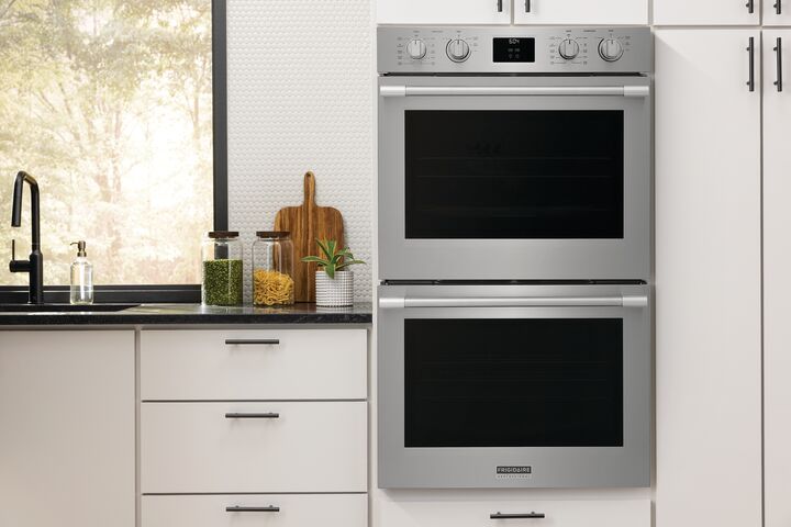 Frigidaire Professional Smudge-Proof® Stainless Steel 30" Double Wall Oven with Total Convection (10.6 cu. ft.) - PCWD3080AF