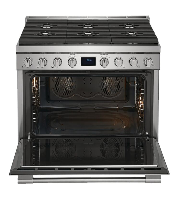 Frigidaire Professional Stainless Steel 36" Dual-Fuel Range (4.4 Cu.Ft) - PCFD3668AF