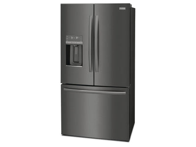 Frigidaire Gallery Black Stainless Steel 36" Counter-Depth French Door Refrigerator (22.6 Cu. Ft.) - GRFC2353AD