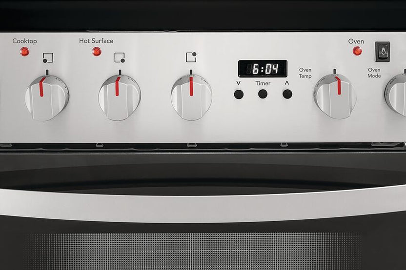 Frigidaire Stainless Steel 24" Freestanding Electric Range (1.9 cu. ft.) FCFE242CAS Leon's