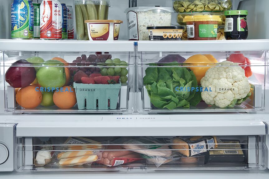 Frigidaire Black Stainless Steel 36" French Door Refrigerator (27.8 Cu. Ft.) - FRFS2823AD