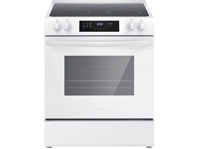 Frigidaire White 30" Front Control Electric Range (5.3 Cu.Ft) - FCFE306CAW