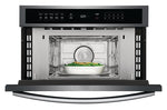 Frigidaire Gallery Black Stainless Steel 30" Built-In Microwave Oven with Drop-Down Door (1.6 Cu. Ft.) - GMBD3068AD