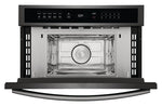 Frigidaire Gallery Black Stainless Steel 30" Built-In Microwave Oven with Drop-Down Door (1.6 Cu. Ft.) - GMBD3068AD