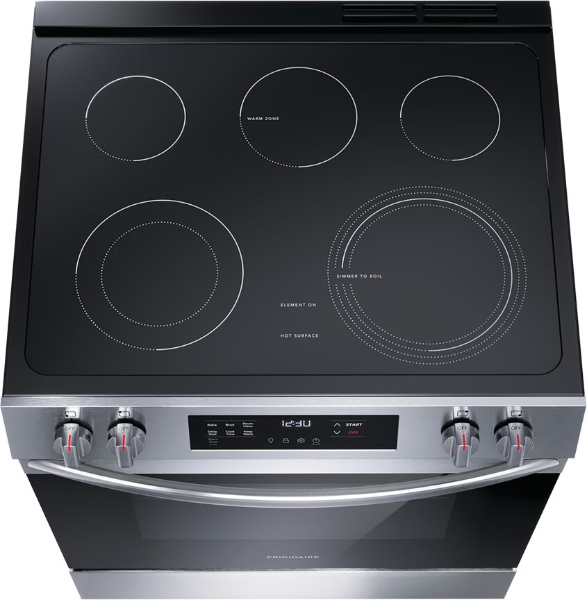 Frigidaire Stainless Steel 30" Front Control Electric Range (5.3 Cu.Ft