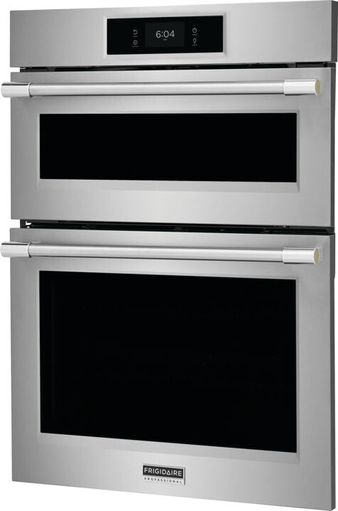 Frigidaire Professional 30" Smudge-Proof Stainless Steel Combination Wall Oven and Microwave with Total Convection and Air Fry (5.3 cu. ft.) - PCWM3080AF