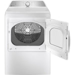 GE Profile White Electric Dryer (7.4 cu. ft.)- PTD60EBMRWS