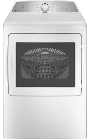GE Profile White Electric Dryer (7.4 cu. ft.)- PTD60EBMRWS