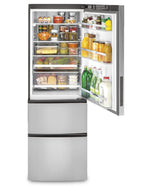GE 24" 11.9 Cu. Ft. Stainless Steel  Counter-Depth Bottom-Freezer Refrigerator - GLE12HSPSS