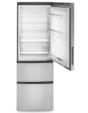 GE Stainless Steel 24" Counter Depth Bottom-Freezer Refrigerator (11.9 Cu.Ft.) - GLE12HSPSS