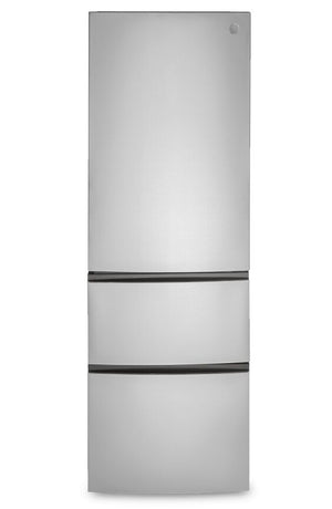 GE 24" 11.9 Cu. Ft. Stainless Steel  Counter-Depth Bottom-Freezer Refrigerator - GLE12HSPSS