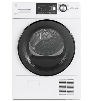 GE White 24" Ventless Condenser Front Load Electric Dryer (4.1 Cu.Ft.) - GFT14JSIMWW