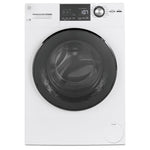 GE White Front Load Washer with Steam (2.8 IEC Cu.Ft.) - GFW148SSMWW
