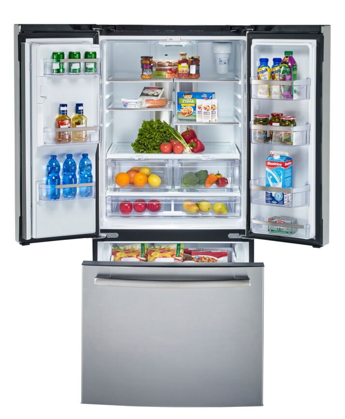 GE Profile Fingerprint Resistant Stainless 33" French Door Refrigerator (17.5 cu ft)- PYE18HYRKFS