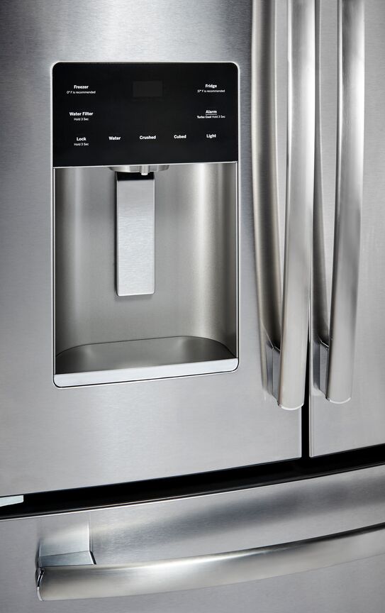 GE Profile Fingerprint Resistant Stainless 33" French Door Refrigerator (17.5 cu ft)- PYE18HYRKFS