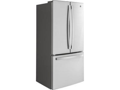 GE Fingerprint Resistant 33" Counter-Depth French-Door Refrigerator (18.6 Cu.Ft.)- GWE19JYLFS