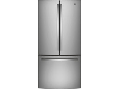 GE Fingerprint Resistant 33" Counter-Depth French-Door Refrigerator (18.6 Cu.Ft.)- GWE19JYLFS