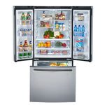 GE Profile Fingerprint Resistant Stainless 30" French Door Refrigerator (20.8 cu ft)- PNE21NYRKFS