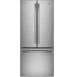 GE Profile 30" 20.8 Cu. Ft. Fingerprint Resistant Stainless French Door Refrigerator - PNE21NYRKFS