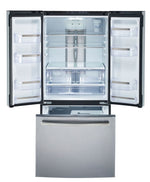 GE Profile 30" 20.8 Cu. Ft. Fingerprint Resistant Stainless French Door Refrigerator - PNE21NYRKFS