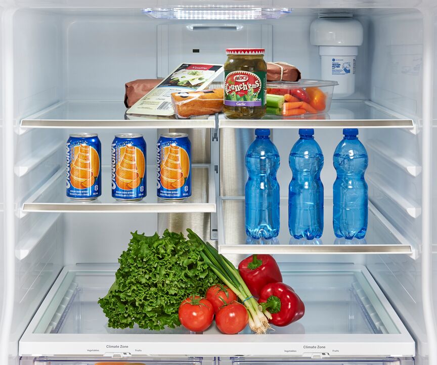GE Profile Fingerprint Resistant Stainless 30" French Door Refrigerator (20.8 cu ft)- PNE21NYRKFS