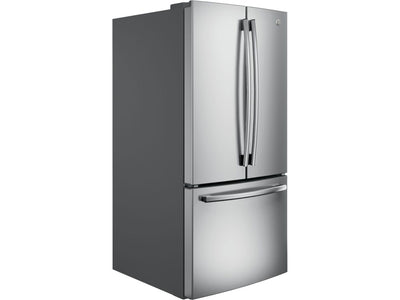 GE Fingerprint Resistant Stainless 30" French Door Refrigerator (20.8 cu ft)- GNE21DYRKFS