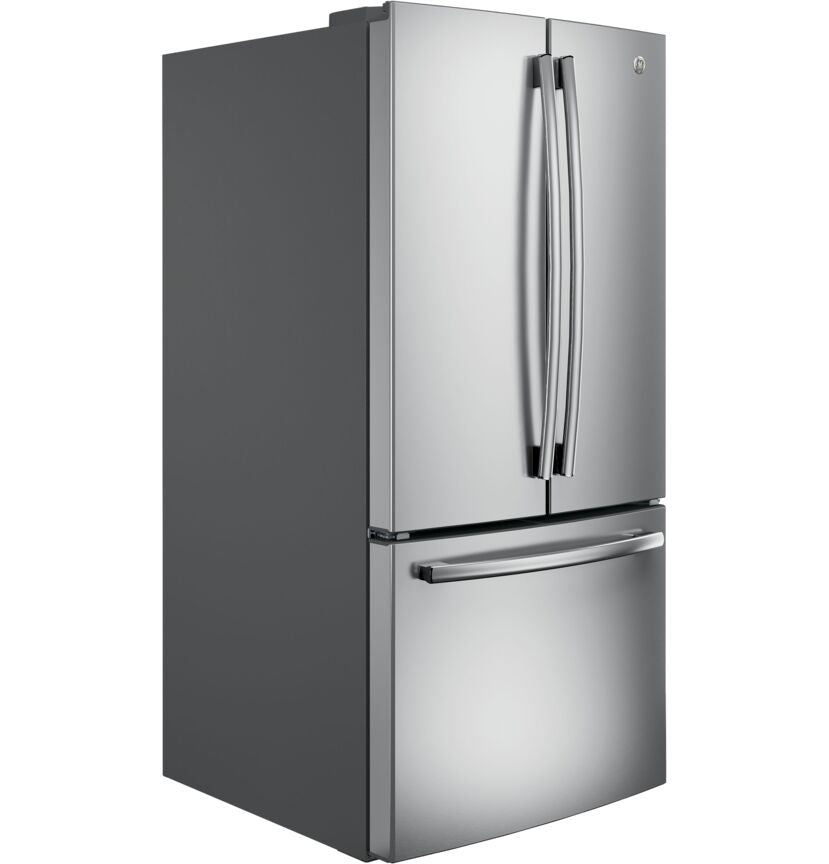 GE 30" 20.8 Cu. Ft. Fingerprint Resistant Stainless French Door Refrigerator - GNE21DYRKFS